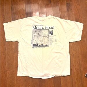 Classic Mountains Mount Hood XL T-Shirt Gildan Activewear Heavyweight Cotton